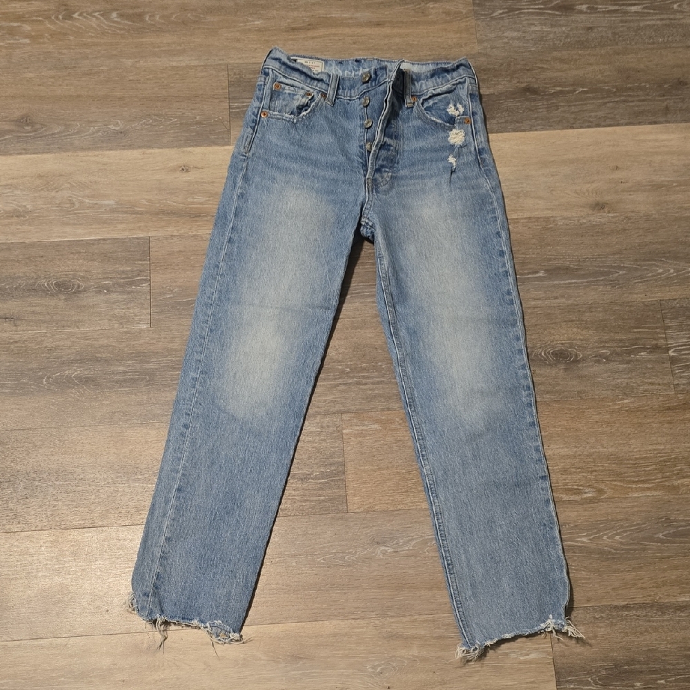 GAP Light Blue Straight Leg Jeans